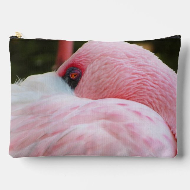 Flamingo Zubehörtasche (Vorderseite)