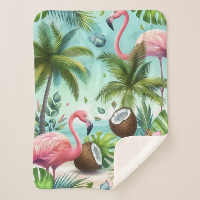 Flamingo Zuflucht Sherpadecke (Vorderseite)