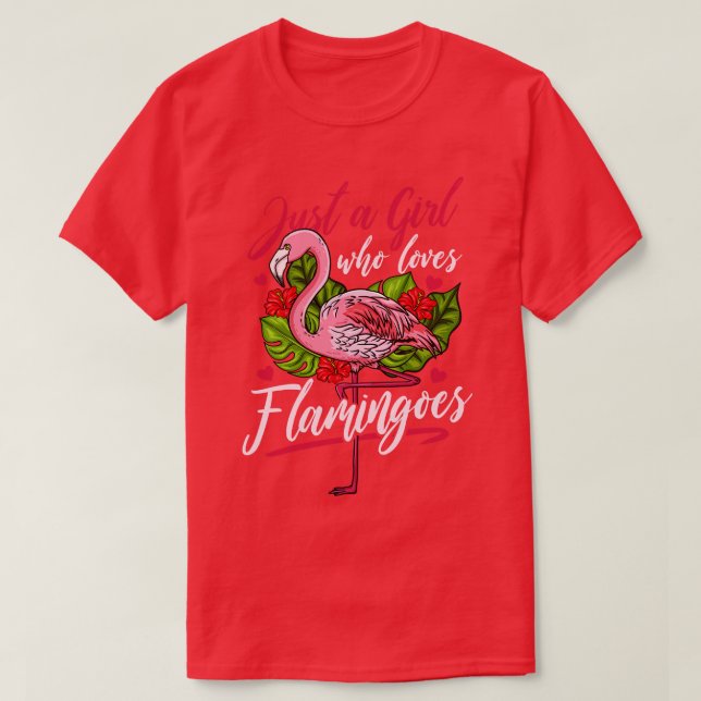 Flamingoes Flamingo Lover T-Shirt (Design vorne)