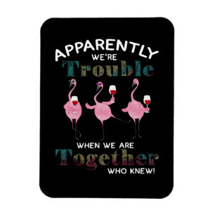 Flamingos Apparently We’re Störung Flamingos Magnet