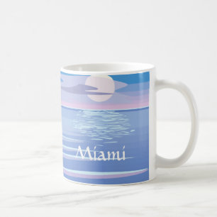 Flamingos auf dem Strand - Miami Tasse