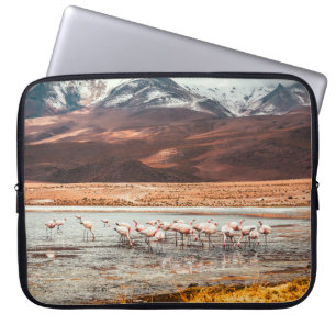 FLAMINGOS AUF EINEM GEWÄSSER LAPTOPSCHUTZHÜLLE