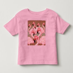 Flamingos auf Parade Kleinkind T-shirt