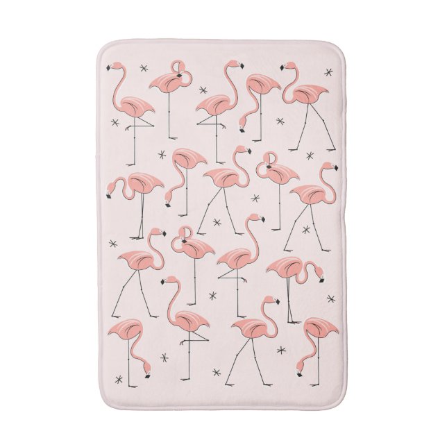 Flamingos Badematte (Vorderseite Vertikal)