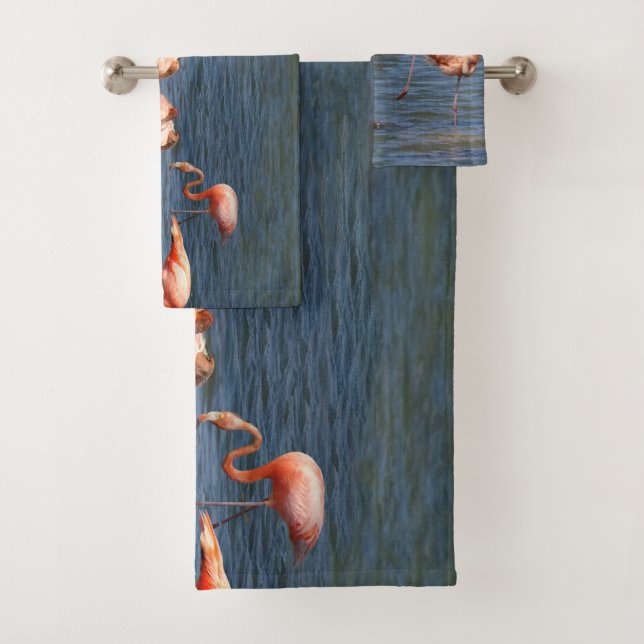 Flamingos Badhandtuch Set (Insitu)