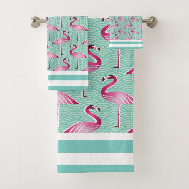Flamingos Badhandtuch Set (Insitu)