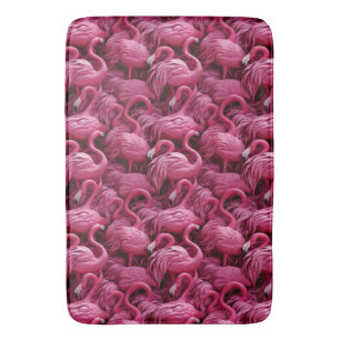 Flamingos Bath Mat Badematte