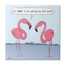 Flamingos-Cartoon