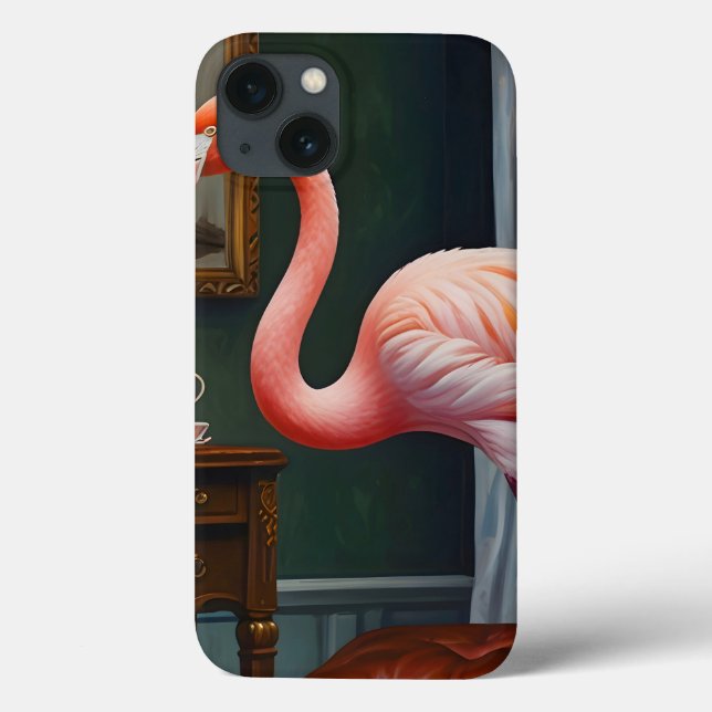 Flamingo's Cosy Corner Case-Mate iPhone Hülle (Rückseite)