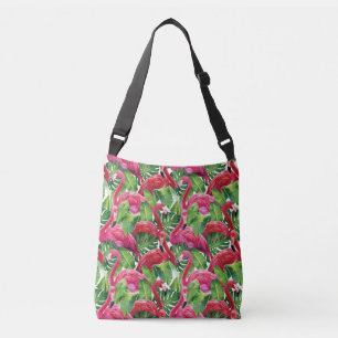 Flamingos Crosskörper Tote Bag Tragetaschen Mit Langen Trägern