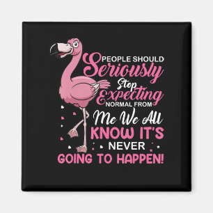 Flamingos   Die Menschen sollten aufhören, normal  Magnet