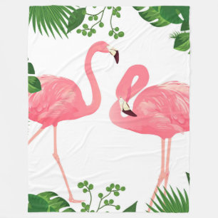 Flamingos Fleecedecke