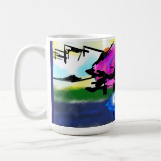 Flamingos Fly Dream Kaffeetasse