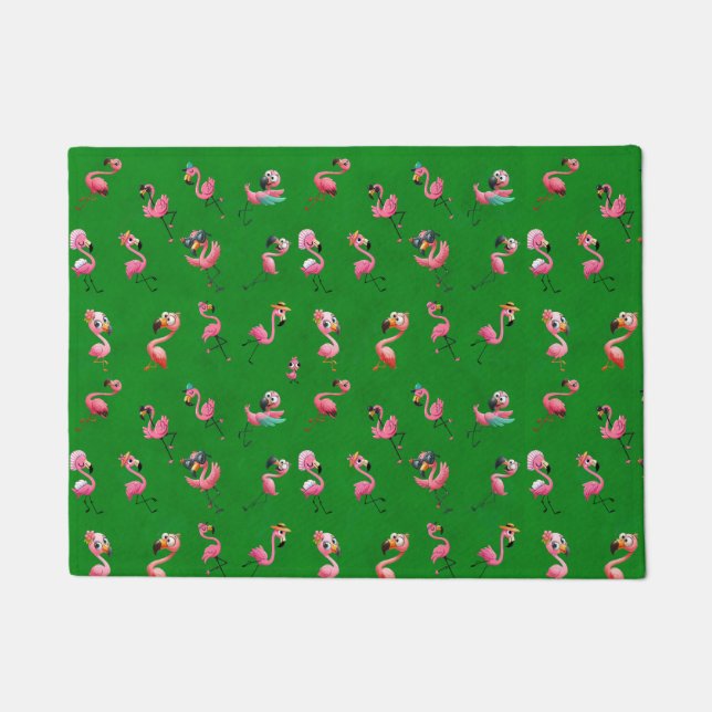 Flamingos Fußmatte (Vorderseite)