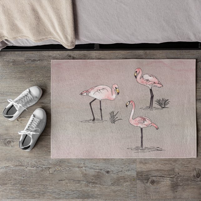 Flamingos Fußmatte (Von Creator hochgeladen)