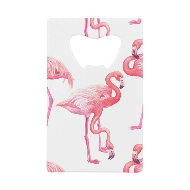 Flamingos Geldbeutel Flaschenöffner (Vorderseite)