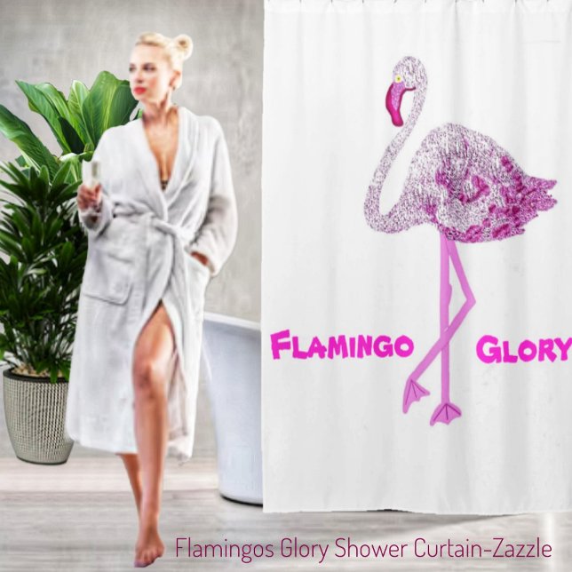 Flamingos Glory Duschvorhang (Von Creator hochgeladen)