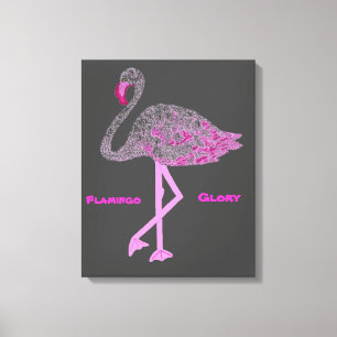 Flamingos Glory Leinwanddruck