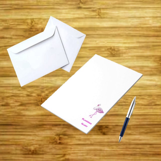 Flamingos Glory Notizblock (Enjoy writing your thoughts down, in your Flamingo Glory Notepad!)