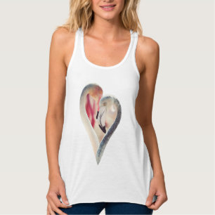 Flamingo's Herz-Tank Tank Top
