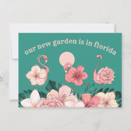 Flamingos im Garten Nach Florida übersiedelt Neue Ankündigung