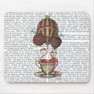 Flamingos im Teacup Mousepad