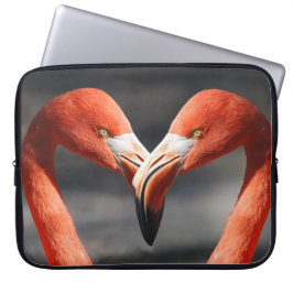 Flamingos in Liebe Laptopschutzhülle