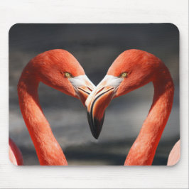 Flamingos in Liebe Mousepad