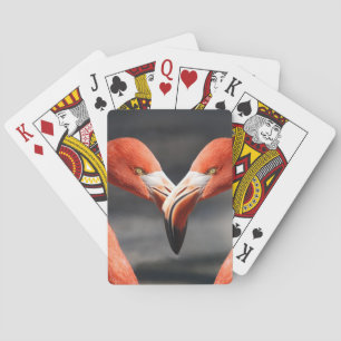 Flamingos in Liebe Spielkarten