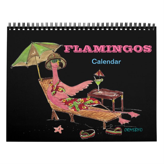 Flamingos-Kalender Kalender (Titelbild)