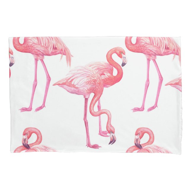 Flamingos Kissenbezug (Vorderseite)