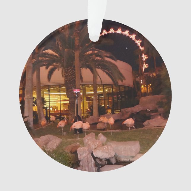 Flamingos, Las Vegas Ornament (Vorderseite)