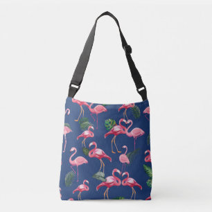 Flamingos Liebe Muster 2 Tragetaschen Mit Langen Trägern