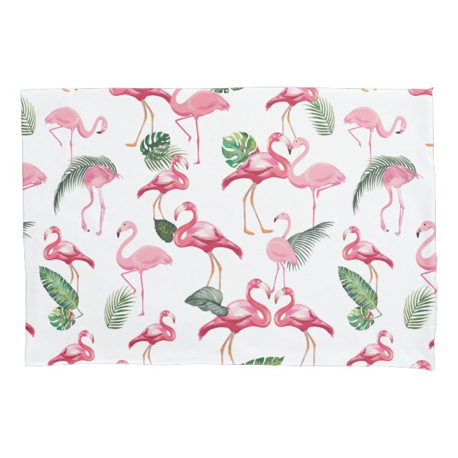 Flamingos Liebe Pattern Kissenbezug (Vorderseite)