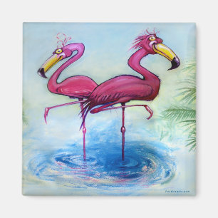 Flamingos Magnet