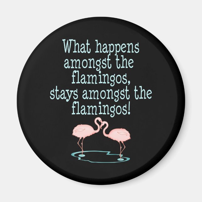 Flamingos Magnet (Vorne)