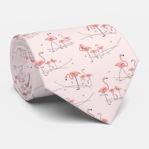 Flamingos Multi Pink Krawatte