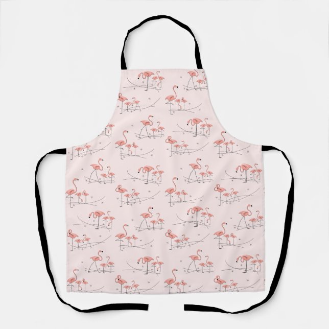Flamingos Multi Pink Schürze (Vorderseite)