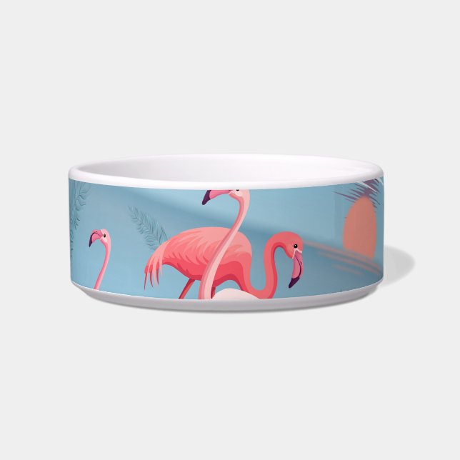 Flamingos Muster 1 Napf (Vorderseite)