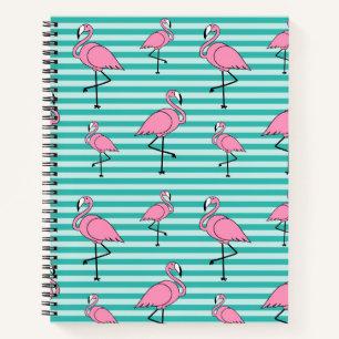 Flamingos Muster Spiral Notebook Notizbuch