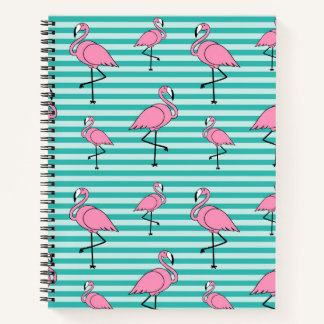 Flamingos Muster Spiral Notebook Notizbuch