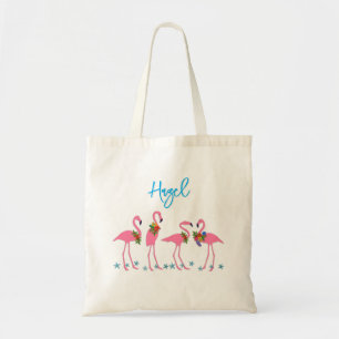 Flamingos Name Template Bridesmaid Geschenk Tragetasche