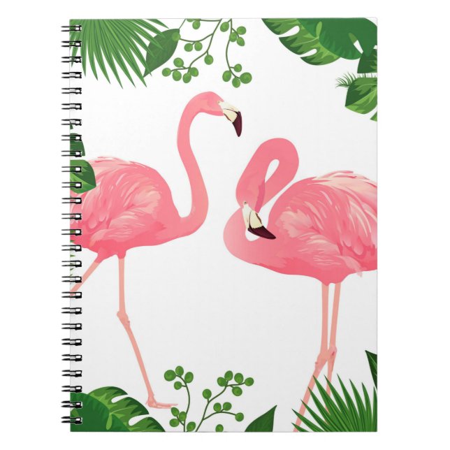 Flamingos Notizblock (Vorderseite)