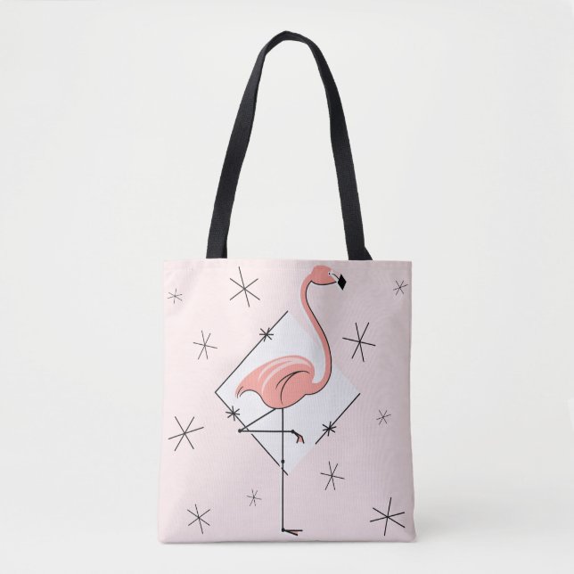 Flamingos Pink Diamant überall auf Totentasche (Vorderseite)