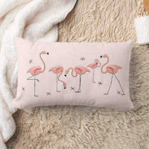 Flamingos Pink Group lumbar Lendenkissen