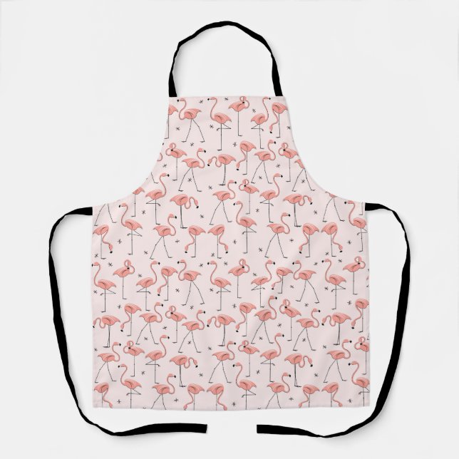 Flamingos Pink kleine Schürze (Vorderseite)