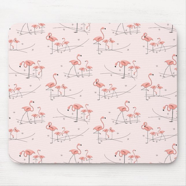 Flamingos Pink Multi mousepad (Vorne)
