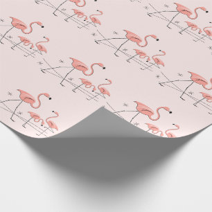 Flamingos Pink Trio 2 Geschenkpapier