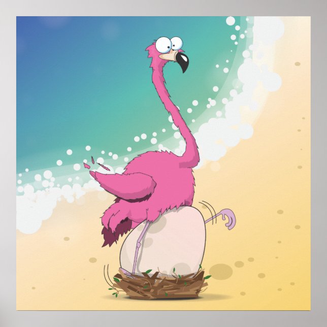 Flamingos Poster (Vorne)