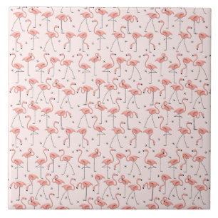 Flamingos rosa Fliese